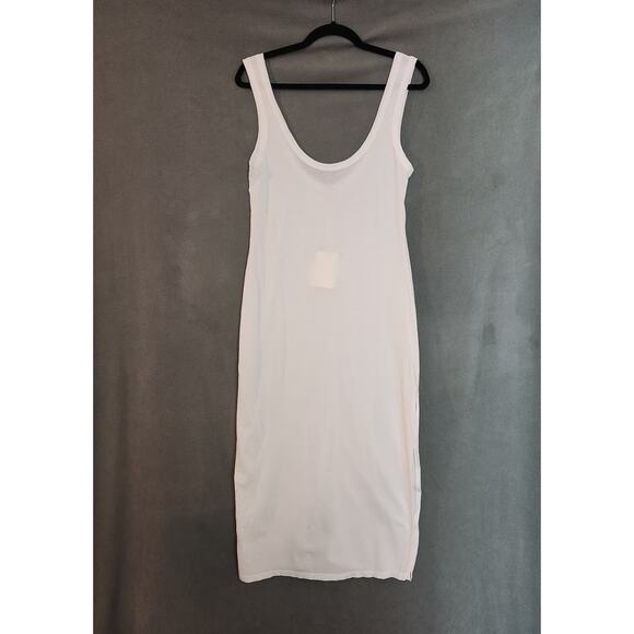 TULAROSA Women's White Green‎ The Willa Tank Dress Medium Spring & Summer - Picture 2 of 13